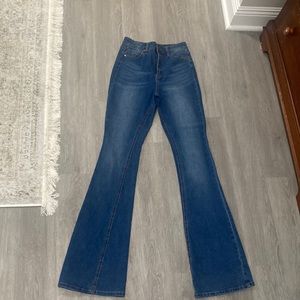 Gianni Bini bell bottoms, flare jeans, high waisted size 3